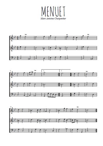 Marc-Antoine Charpentier - Menuet
